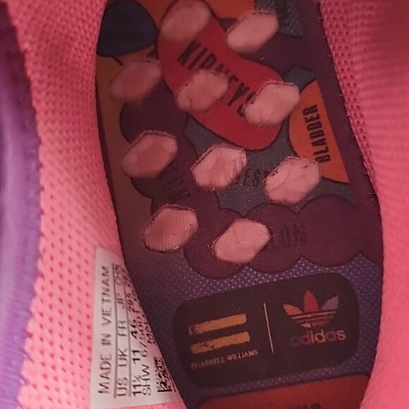 PHARRELL x ADIDAS HUMAN RACE NMD FESTIVAL PINK ROSEGOLD MENS 11.5 CUSTOMIZED - Picture 9 of 16